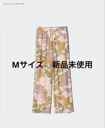 UNIQLO 프린세스 탐탐 레이온 프린트 롱팬츠