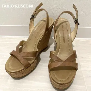 새상품급! FABIO RUSCONI 파비오 루스코니 23.0 샌들 통굽