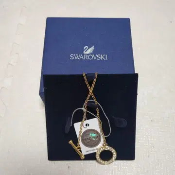 Swarovski 골드 크리스탈 목걸이