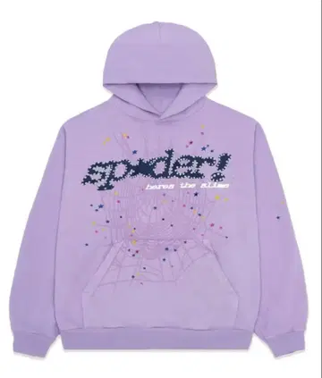 Sp5der 아사이 후드티 퍼플 M