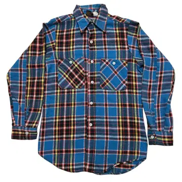 빈티지 70s BIG YANK 플란넬 셔츠 체크 플란넬