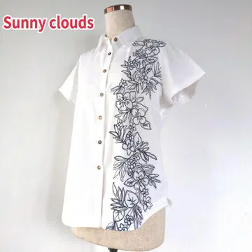 Sunny clouds 써니클라우드 셔츠 자수 면