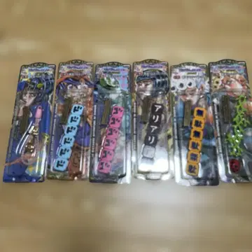 죠죠의 기묘한 모험 스트랩 6개 세트