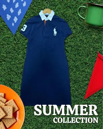 RALPH LAUREN 랄프 로렌 원피스 네이비 카노코