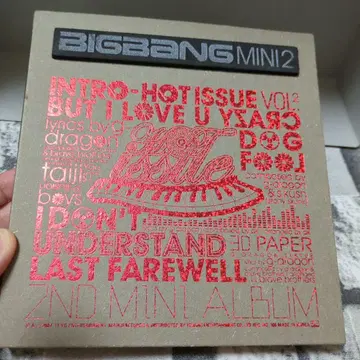 BIGBANG CD 2nd 미니 앨범
