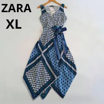 새상품 ZARA 빅 사이즈 카슈쿨 원피스 비대칭 헴 XL