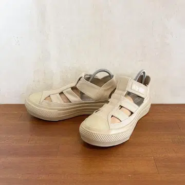 새상품급 컨버스 올스타 샌들 23.0cm 베이지 그루카