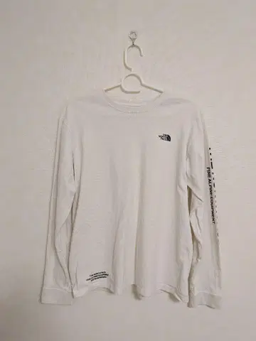 THE NORTH FACE 긴팔 T셔츠 화이트