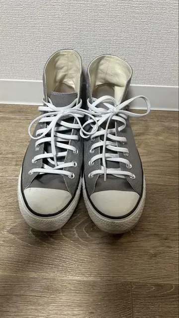 CONVERSE 그레이 하이컷 신발