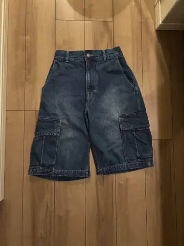 AFB 하프 데님 팬츠