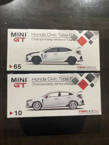 MINI GT 혼다 시빅 타입R 2대 세트