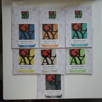 GLAY / FREEDOM ONLY -APPLE FIELD- 스티커