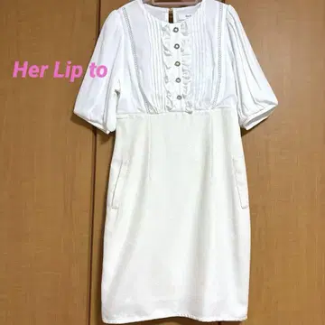 Her lip to-원피스 화이트