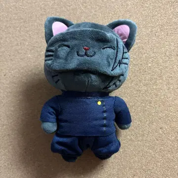 주술회전 withCAT 안대 포함 봉제 인형 키링 게토 스구루