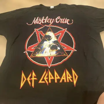Motley Crue Def Leppard 투어 T셔츠 XL