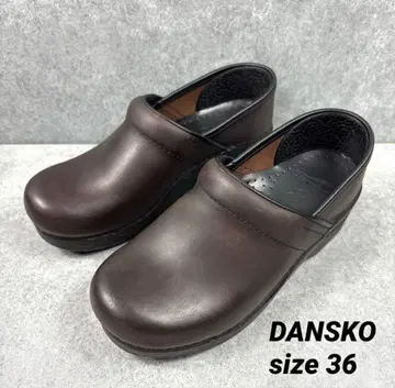 새상품급 DANSKO 단스코 프로페셔널 크로그 오일드 가죽 36
