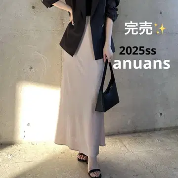 완판 anuans 아뉴앙스 새틴 내로우 스커트 PINK 핑크 S