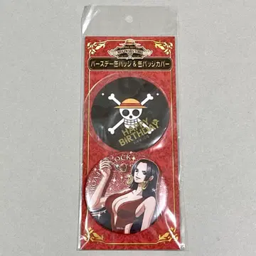 원피스 밀짚모자 스토어 한정 핸콕 생일 캔뱃지 & 캔뱃지 커버