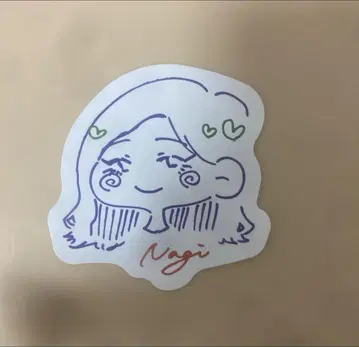 노기자카46 이노우에 나기 NOGI CAFE 노기 카페 랜덤 스티커