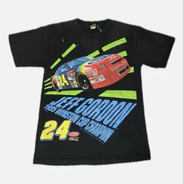 Jeff Gordon 1995 레이싱 블랙 양면 usa 제작 티셔츠