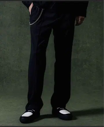 CRIMIE SUITS SATIN LINE PANTS/수트 라인 팬츠