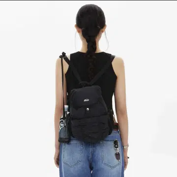 emis SHIRRING BACKPACK 블랙 럭색 백팩