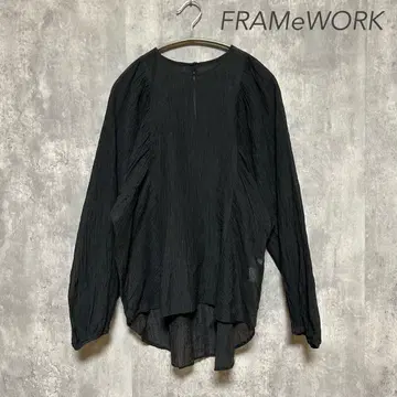 FRAMeWORK 개더 슬리브 블라우스 프레임워크