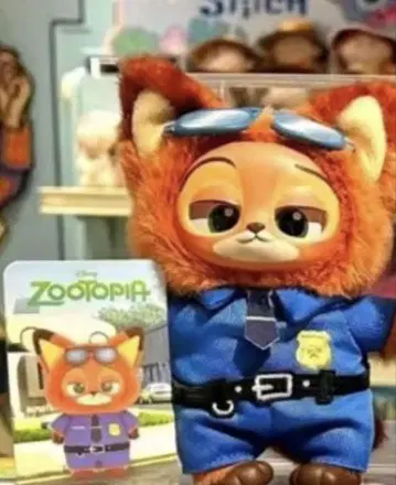miniso 주토피아 봉제 인형 펜던트 경찰관 닉