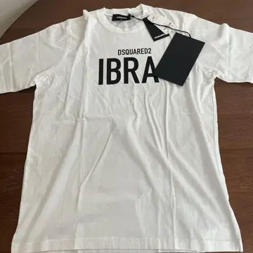 DSQUARED2 S 사이즈 화이트 IBRAT 이브라히모비치 티셔츠