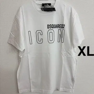 XL 사이즈 화이트 DSQUARED2 icon 티셔츠
