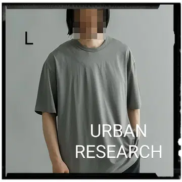 URBAN RESEARCH [새상품급] [UR TECH] 천축 티셔츠