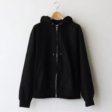 blurhms Soft&Hard 스웨트 후디 ZIP Black