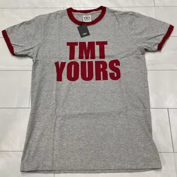 T.M.T. 그레이 x 레드 링거 셔츠 M 사이즈