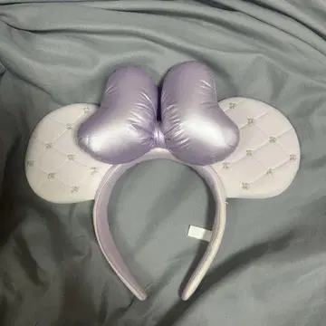 디즈니 퀼팅 머리띠 보라색