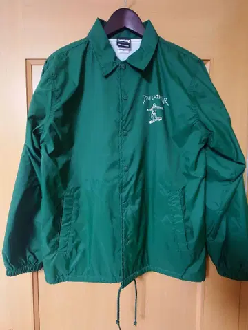 THRASHER 나일론 자켓 그린