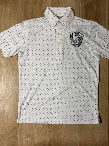 FILA 골프 셔츠 M 귀여운 도트 무늬