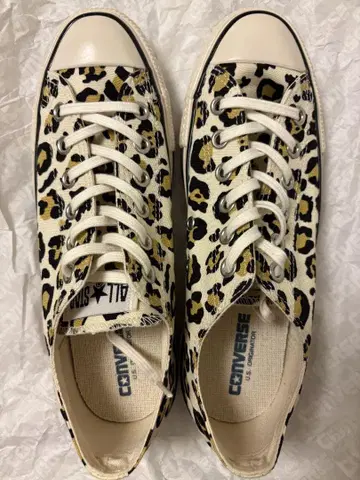 컨버스 CONVERSE 올스타 레오파드 무늬 스니커즈