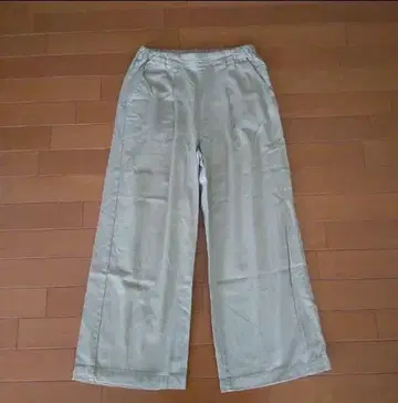 베이지 가우초 팬츠