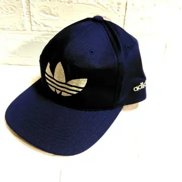 adidas 네이비 캡 실버 로고 데상트 제작