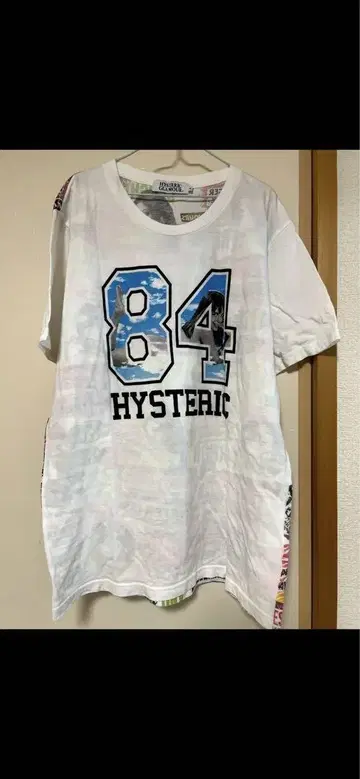 HYSTERIC GLAMOUR 84 T셔츠 M 화이트/멀티 컬러