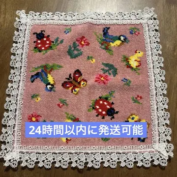 [완판템] 치카자와 레이스 x FEILER 콜라보 타월 손수건 새상품