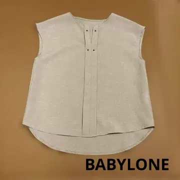 BABYLONE 슬리브리스 블라우스