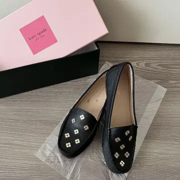 [ 새상품급 ] Kate Spade 블랙 로퍼 케이트 스페이드