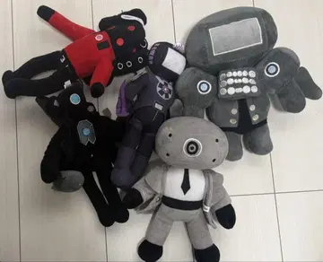 스키비디 화장실 봉제 인형 5개 세트 묶음 판매