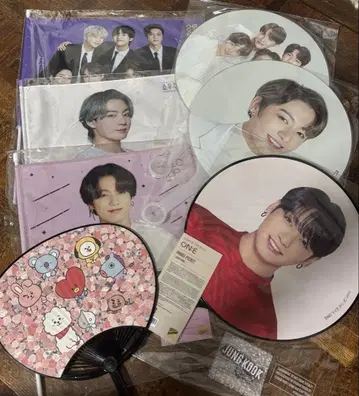 BTS 정국 부채 플래그 세트 BT21