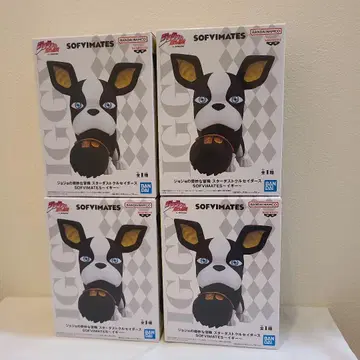 BANDAI 죠죠의 기묘한 모험 피규어 4체 세트 이기 묶음 판매