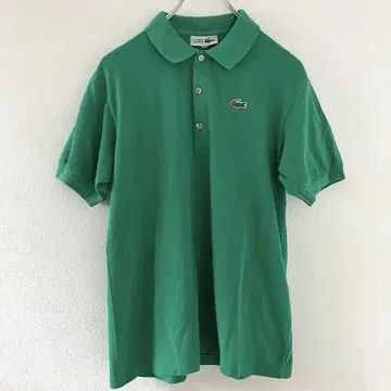 CHEMISE LACOSTE 슈미즈 라코스테 피케 셔츠 그린 반팔