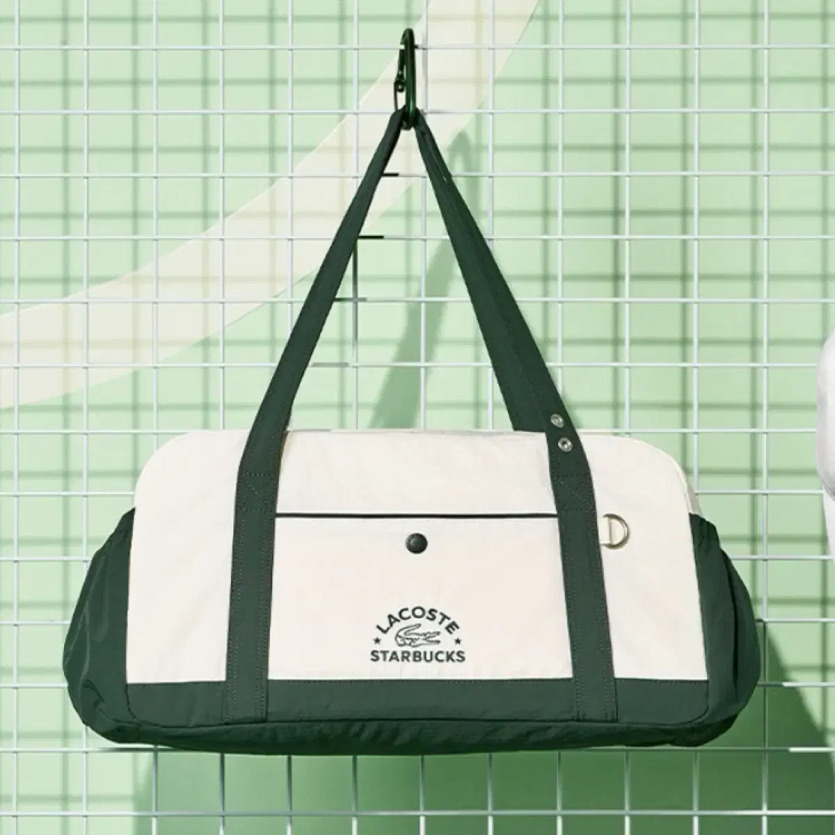 ショルダーバッグ・ポシェット Starbucks x Lacoste Multiple Bag 2COLORS Starbucks x Lacoste Multiple Bag 2Color Ivory Green | eBay