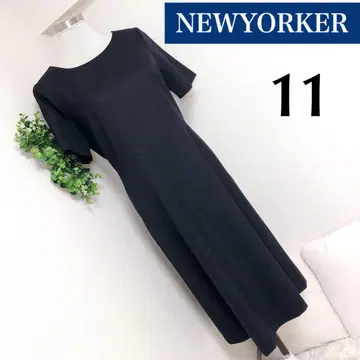 뉴요커 심플 고급 원피스 11호 L 다크 네이비