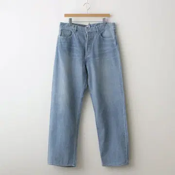 auralee SELVEDGE FADED LIGHT DENIM WIDE
